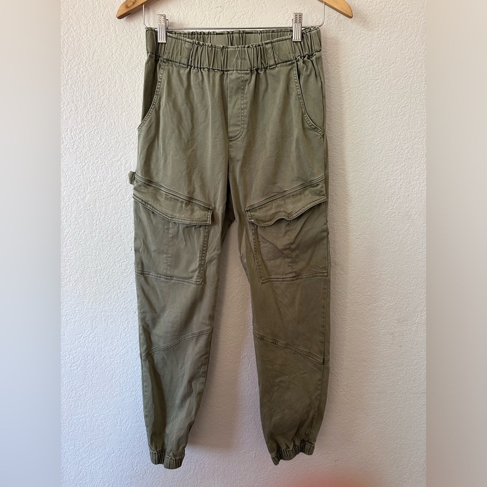 Young Fabulous & Broke YFB Harrison Cargo Pant in Reed Pigment Green - Size Sm - Picture 3 of 10